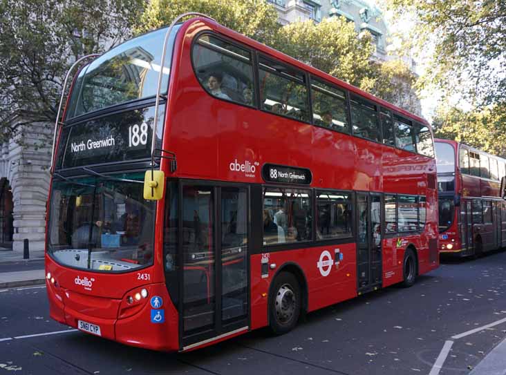 Abellio London Alexander Dennis Enviro400H 2431